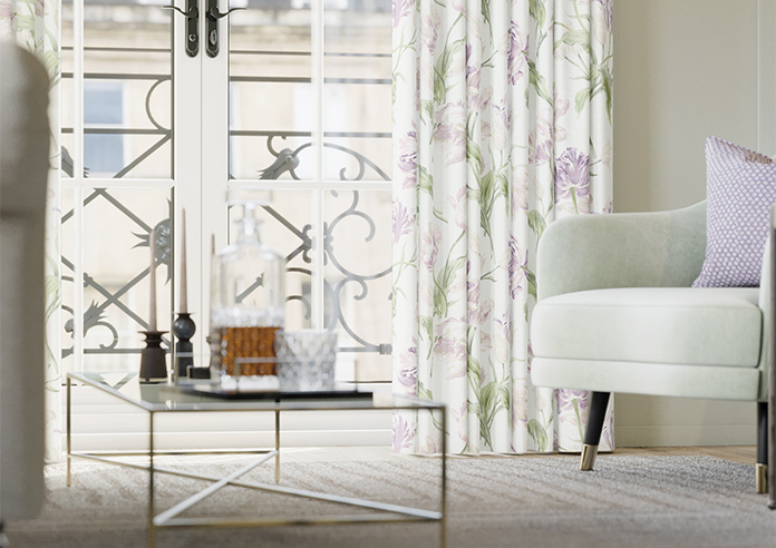 Laura Ashley Gosford, Grape - Made to Measure Curtains - Image 5